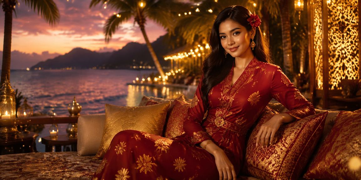 Suasana perayaan Hari Raya di kasino hiburan Langkawi dengan permainan roulette ana4488